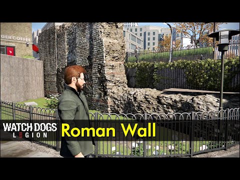 Roman Wall at Tower Hill | Watch Dogs: Legion | The Game Tourist