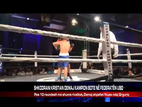 SHKODRANI KRISTIAN DEMAJ KAMPION BOTE NË FEDERATËN UBO