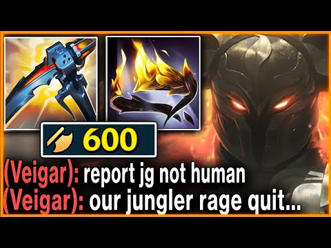 Full Lethality Pantheon Jungle made the Enemy Team Have a Mental Breakdown (600 AD and 25 Kills)