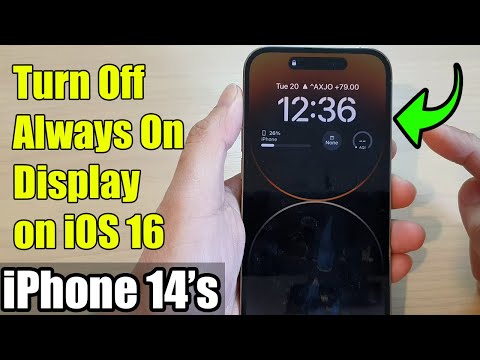 iPhone 14's/14  Pro Max: How to Turn Off Always On Display on iOS 16