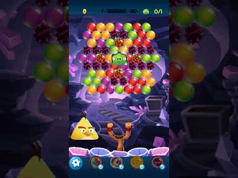 Angry Birds POP Bubble Shooter - Level 66. Gameplay Android walkthrough