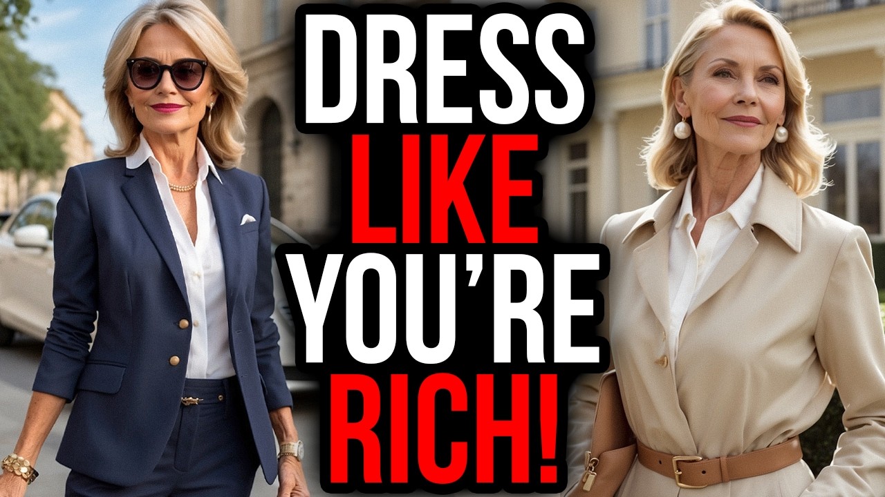 10 Style SECRETS Rich Women DON'T Want You to KNOW! | Fashion Tips for Women Over 50