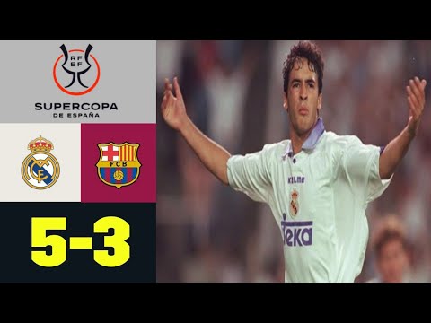 Real Madrid 5-3 FC. Barcelona - Supercopa de España 1997