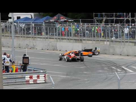 2017 Formula 3 Norisring - Joey Mawson Crash