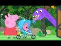 Baby Evie Goes On A DINOSAUR Safari Peppa Pig Full Episodes 30 Minutes