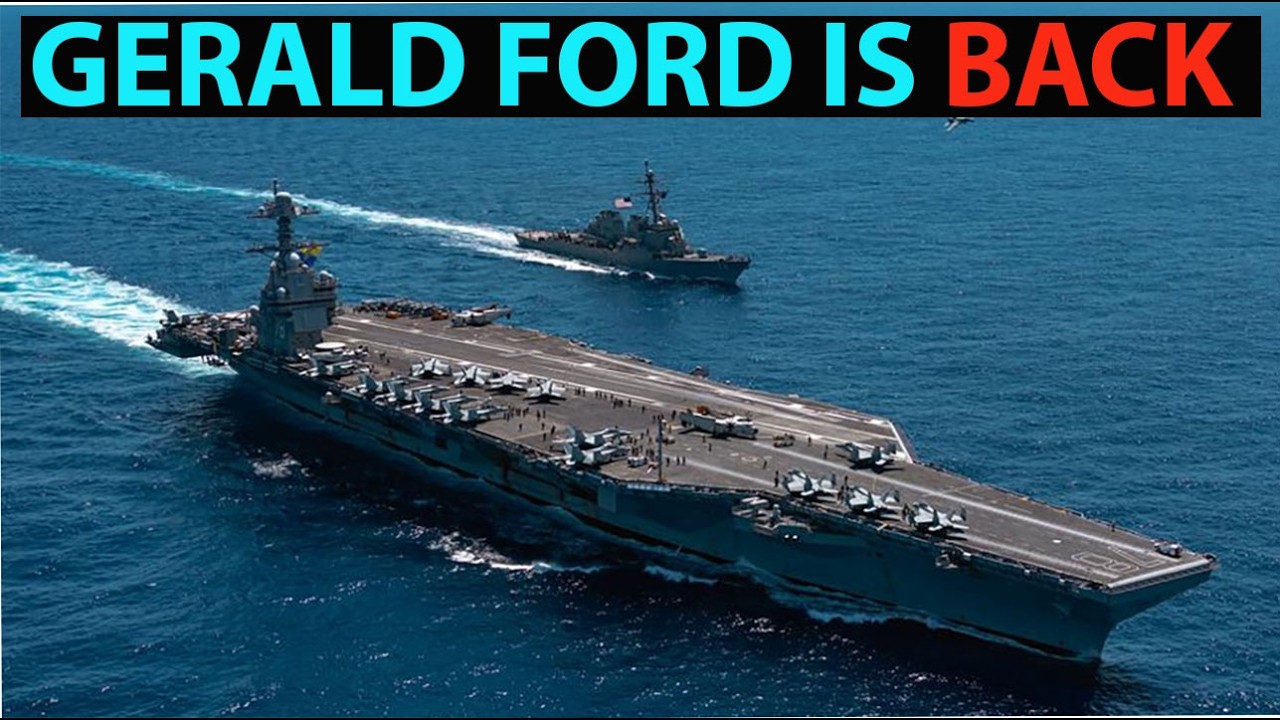 Beban Iran Tambah 100.000 Ton,  Gerald Ford Kembali ke Pertempuran