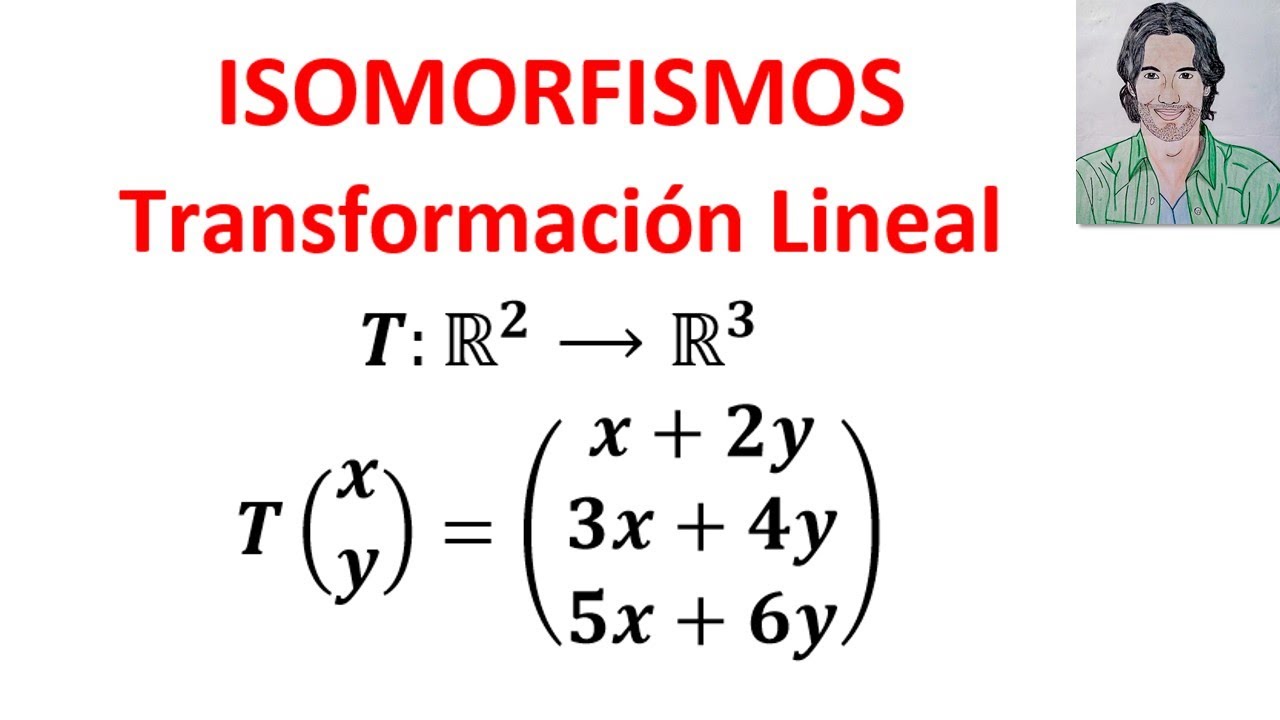 DETERMINAR si una transformación Lineal es un ISOMORFISMO   Álgebra lineal ISOMORFISMOS