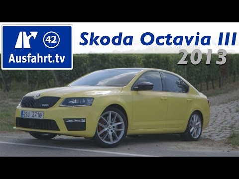 2013 Skoda Octavia III VRS / RS TDI and TSI - Driving report test drive test