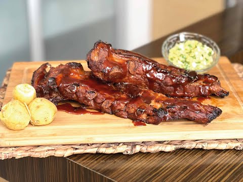 Cómo hacer costillas de cerdo, en salsa BBQ... las más crocantes y jugosas - Clau y Canela