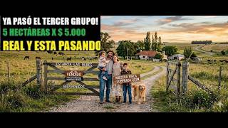 PARCELAS DE 5 Y 6 HECTARÉAS SE VENDEN COMO PAN CALIENTE ,6 LUGARES PARA EL GRUPO 4