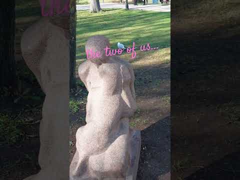 Life in Latvia# bastion hill# the two of us# Nargiz, Maxim Fadeev# city# people# sculpture