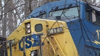 preview picture of video 'CSX Q217 Stopping In Avalon'