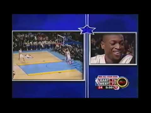 2005 NBA All Star Game: East vs West Full Game Highlights: LEBRON'S 1ST ALL STAR GAME!