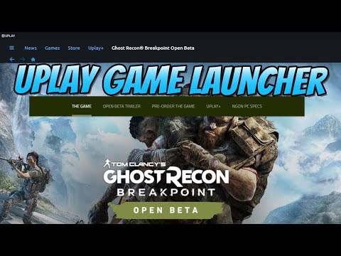 Part of a video titled How To Install Uplay Game Launcher & Install GhostRecon BREAKPOINT ...