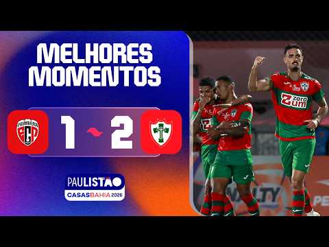 PRIMAVERA 1 X 2 PORTUGUESA | MELHORES MOMENTOS | 6ª RODADA | PAULISTÃO CASAS BAHIA 2026