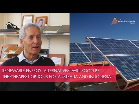 Indonesia could move rapidly to 100% renewable energy - Professor Andrew Blakers