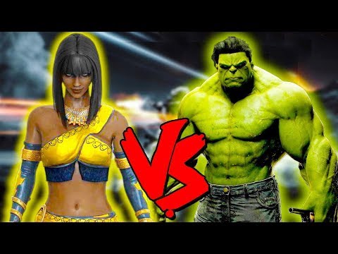 Tanya Vs Hulk Army - Epic Battle - Mortal Kombat Costume Skin Mod