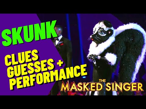 Skunk Performance, Clues and Guesses   Masked Singer   Episode 9