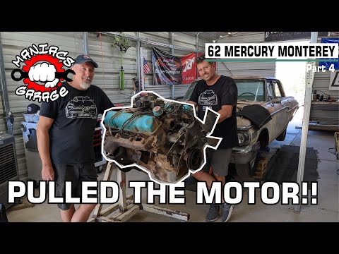 1962 Mercury Monterey engine removal...
