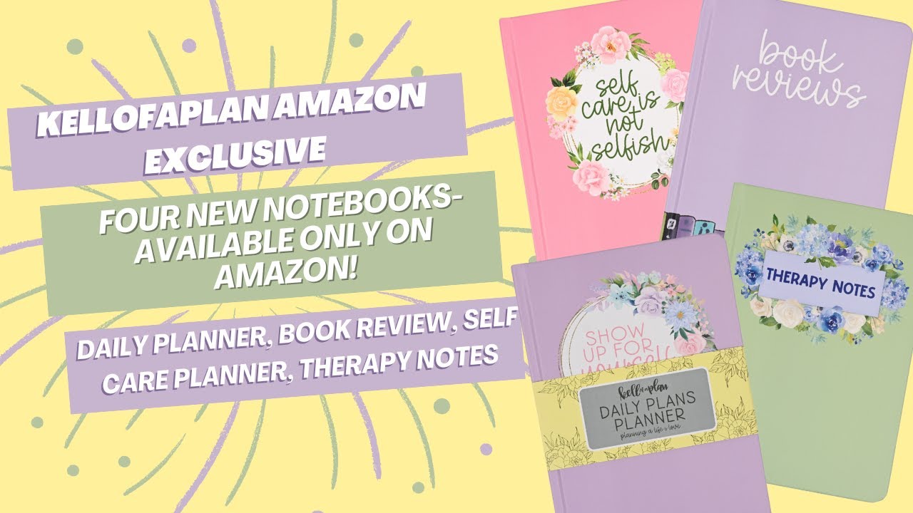Four New Notebooks/Planners on AMAZON!