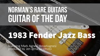 Norman's Rare Guitars - Guitar of the Day: 1983 Fender Jazz Bass