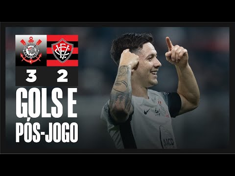 GOLS + PÓS-JOGO | Corinthians 3 x 2 Vitória | Brasileirão 2024