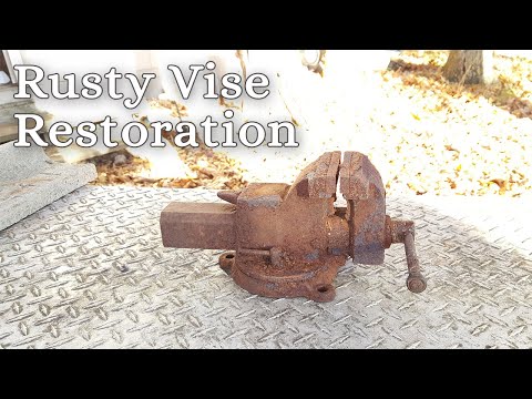 Very Rusty Vise Restoration