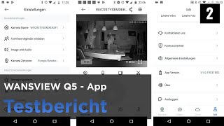 Wansview Q5 im Test - WLAN-Überwachungskamera mit Motorsteuerung - Die App (2)