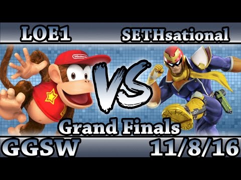 GGSW 6 - LOE1 (Diddy Kong) vs SETHsational (C. Falcon) Smash Wii U Grand Finals - Smash 4