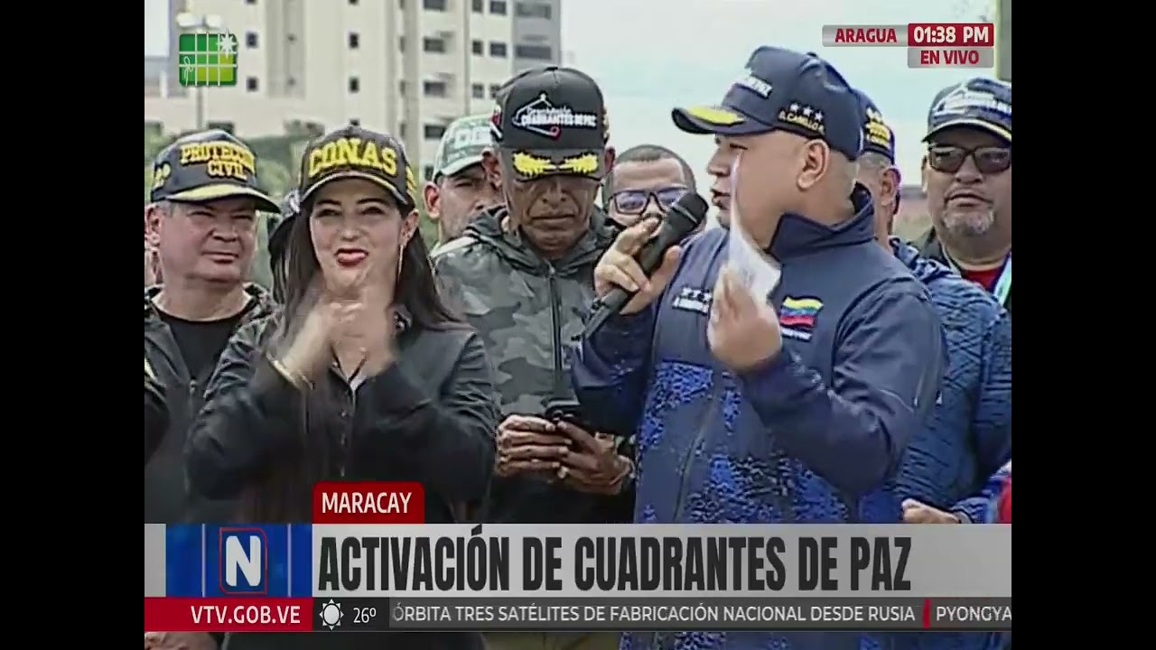 Diosdado Cabello en Cuadrantes de Paz en el Estado Aragua, 29 de diciembre de 2025