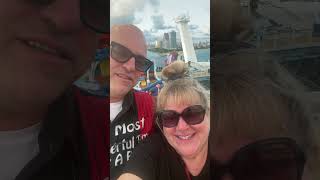 Sailing from Gorgeous Miami on Wonder of the Seas!! #miami, #shorts