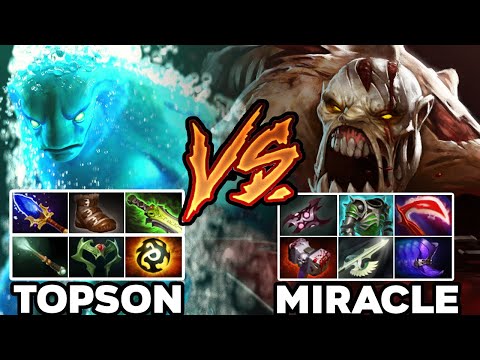 TOPSON Signature Morphling vs MIRACLE Lifestealer ft. MidOne - EPIC High MMR Battle Dota 2