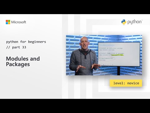 Modules and Packages | Python for Beginners 33 of 44