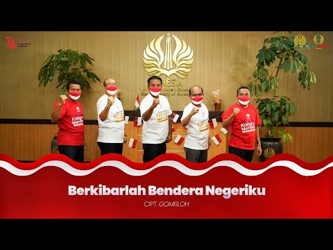 Berkibarlah Bendera Negeri By Rektor, Wakil Rektor, Dekan dan Pimpinan Biro Unesa
