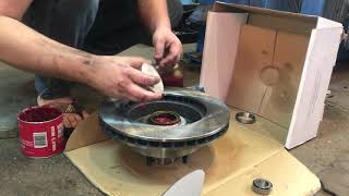 Econoline E-150 F-150 brakes wheel bearing rotor hub replacement