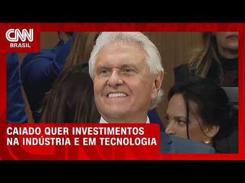 Em agenda, Caiado defende investimentos em indústria e tecnologia| HORA H