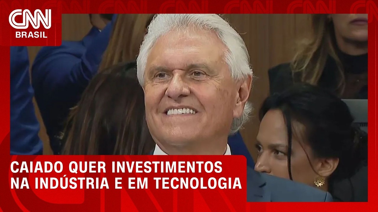Em agenda, Caiado defende investimentos em indústria e tecnologia| HORA H