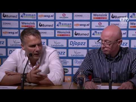 Persconferentie Landstede Basketbal - Forward Lease Rotterdam