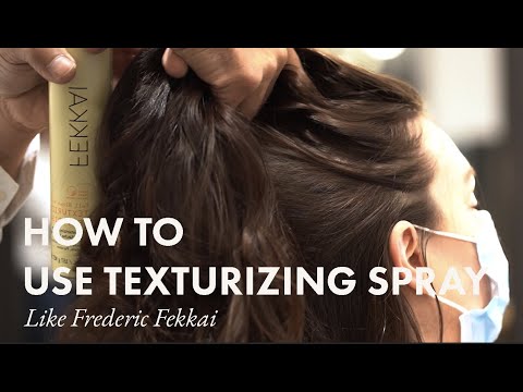How To Use Texturizing Spray Like Frédéric Fekkai