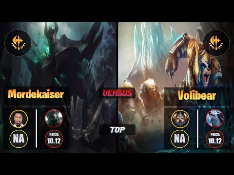 Impact MORDEKAISER (Top) [Conqueror] VS VOLIBEAR - Challenger NA Patch 10.12