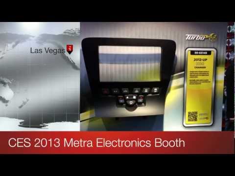 CES 2013 Metra Electronics Dodge Charger Dash Kit 99-6514B Double Din installation
