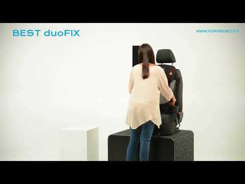 Foppapedretti: seggiolino auto BEST duoFIX fissaggio senza ISOFIX Gruppo 2-3 (da 15 a 36 kg)