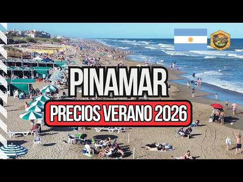 🇦🇷 Pinamar 💰 Precios verano 2026☀️  Playa, comidas, actividades, transporte ✅ Costa atlántica
