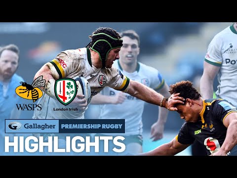 Wasps v London Irish - HIGHLIGHTS | Irish Impress in Second Half at Ricoh! | Gallagher Premiership