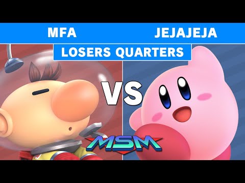 MSM Online 37 - MFA (Olimar) Vs. JeJaJeJa (Kirby) Losers Quarters - Smash Ultimate