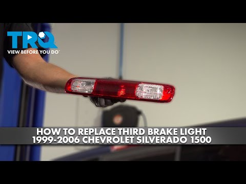 How to Replace Third Brake Light 1999-2006 Chevrolet Silverado 1500