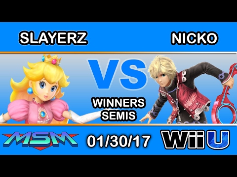 MSM 83 - SlayerZ (Peach) Vs. 2S FAD | Nicko (Shulk) Winners Semis - Smash Wii U