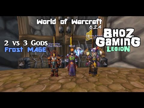Legendary 2v3 Comeback / Frost Mage 3v3 / Bhoz Gaming WoW  6.2.4 PvP