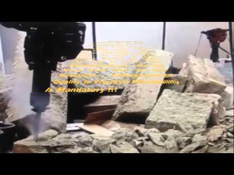 Jackhammer, Petrol Jackhammer Wacker, 2 stroke Petrol Jackhammer 52cc