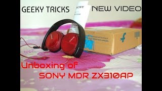 Sony MDR-ZX310 Red (MDRZX310R.AE) - відео 4